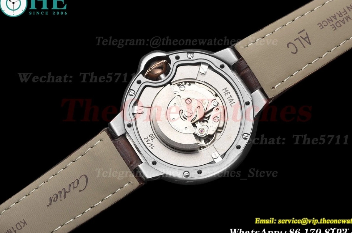 Stk White NH05 De SS Ballon GDF 33mm Bleu LE Cartier 0227